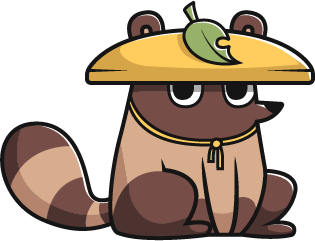 Mascota Tanuki